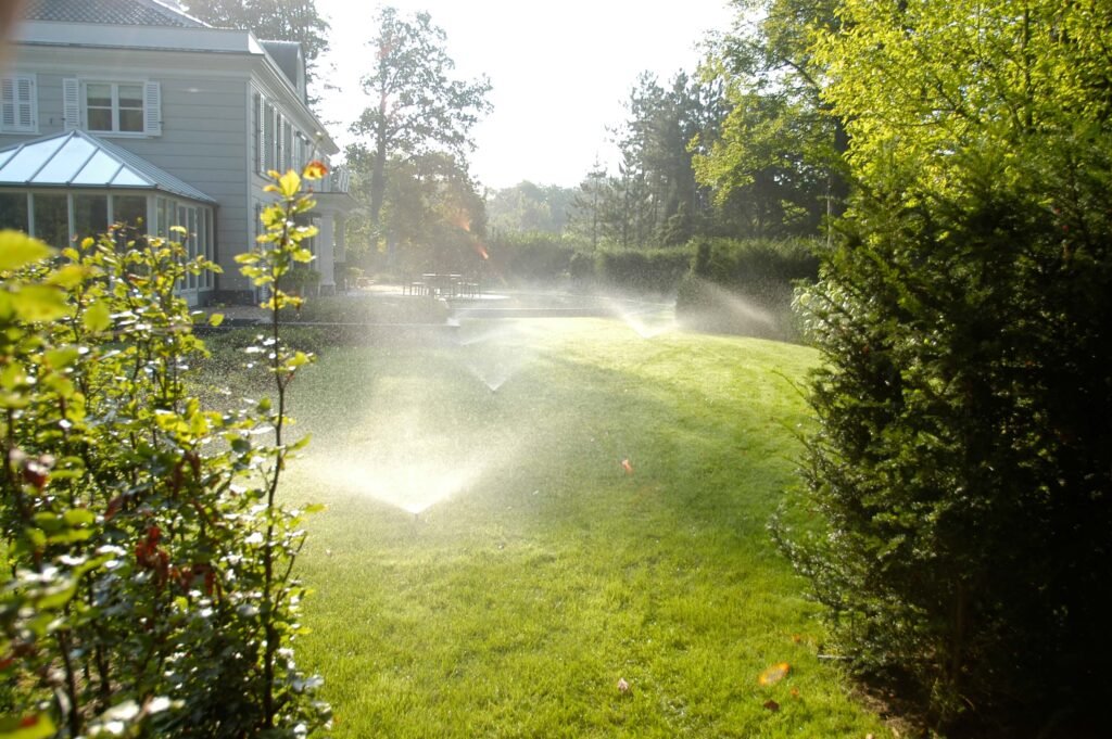 Tuinberegening door Sapor bij een villatuin